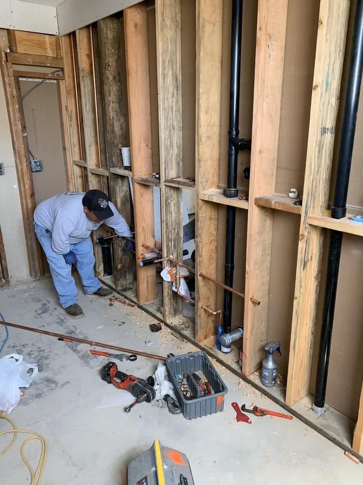 Commercial rough-in plumbing for Commercial Plumbing in Norwell